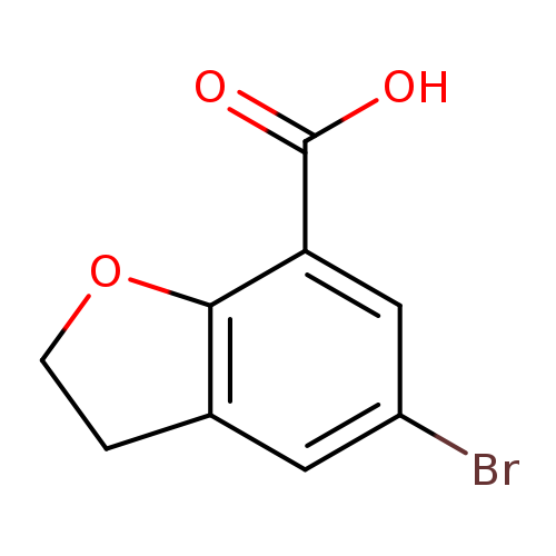 Brc1cc2CCOc2c(c1)C(=O)O