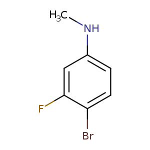 CNc1ccc(c(c1)F)Br