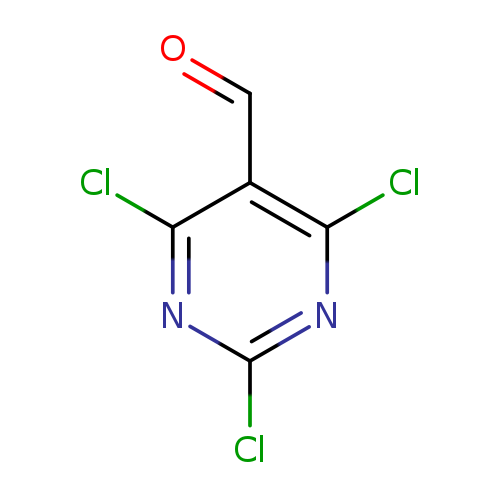 O=Cc1c(Cl)nc(nc1Cl)Cl