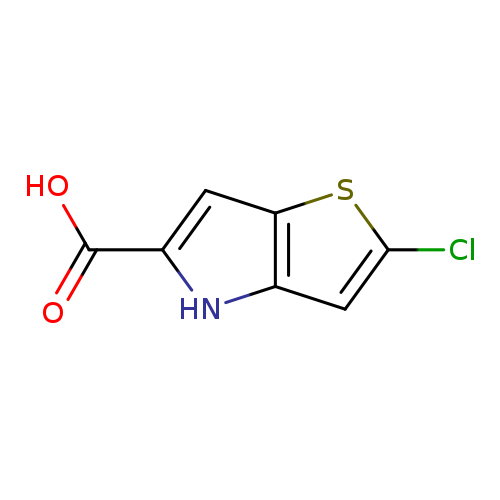 Clc1sc2c(c1)[nH]c(c2)C(=O)O