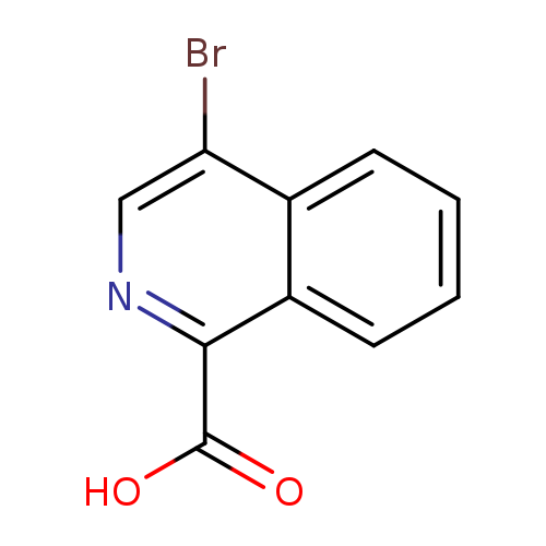 OC(=O)c1ncc(c2c1cccc2)Br