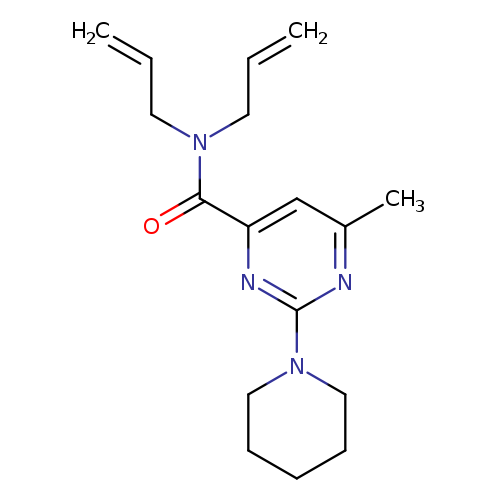 C=CCN(C(=O)c1cc(C)nc(n1)N1CCCCC1)CC=C