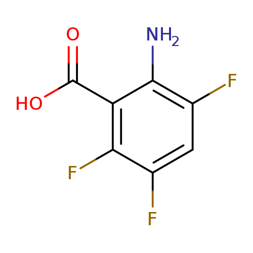 OC(=O)c1c(N)c(F)cc(c1F)F