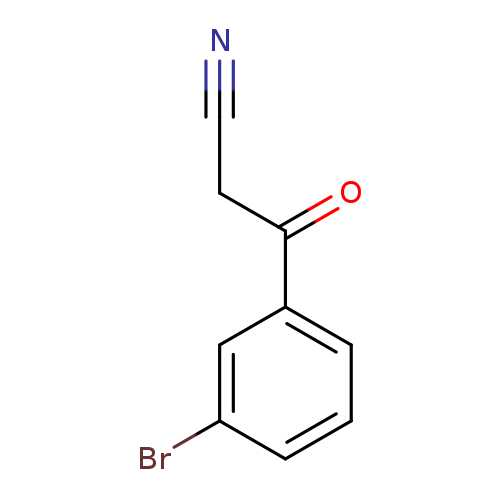 N#CCC(=O)c1cccc(c1)Br