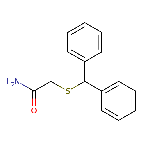 NC(=O)CSC(c1ccccc1)c1ccccc1