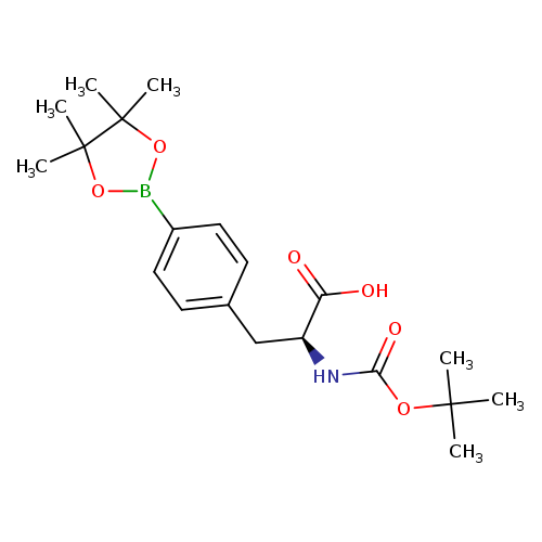 O=C(OC(C)(C)C)N[C@H](C(=O)O)Cc1ccc(cc1)B1OC(C(O1)(C)C)(C)C