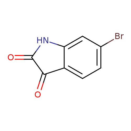 Brc1ccc2c(c1)NC(=O)C2=O