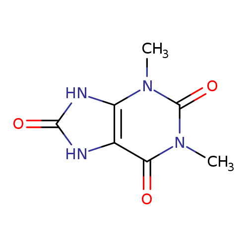 O=c1[nH]c2c([nH]1)c(=O)n(c(=O)n2C)C