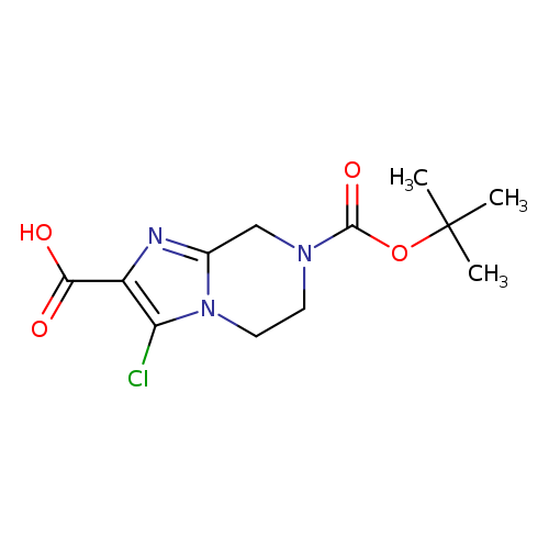 O=C(N1CCn2c(C1)nc(c2Cl)C(=O)O)OC(C)(C)C