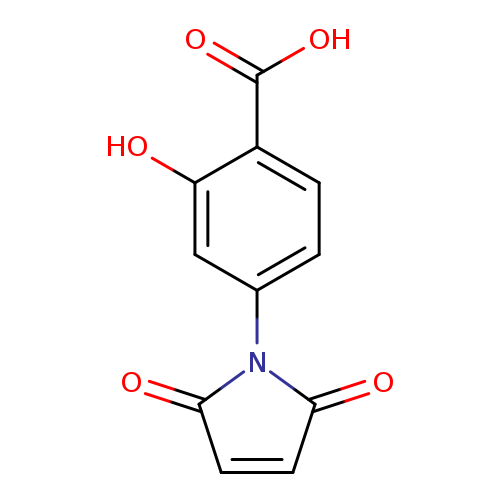 O=C1C=CC(=O)N1c1ccc(c(c1)O)C(=O)O