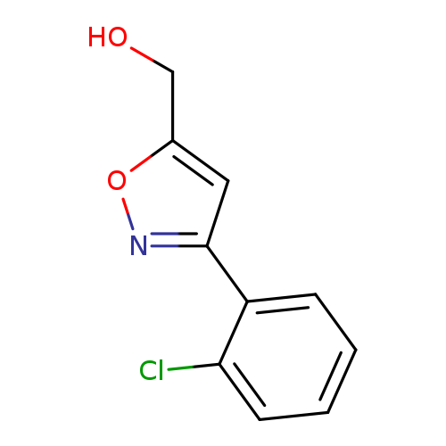 OCc1onc(c1)c1ccccc1Cl