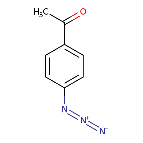 CC(=O)c1ccc(cc1)N=[N+]=[N-]