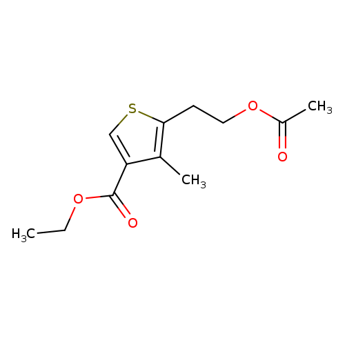 CCOC(=O)c1csc(c1C)CCOC(=O)C