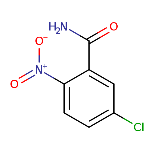 Clc1ccc(c(c1)C(=O)N)[N+](=O)[O-]