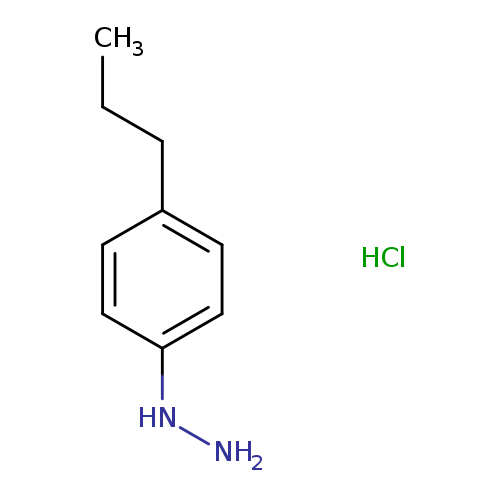 CCCc1ccc(cc1)NN.Cl
