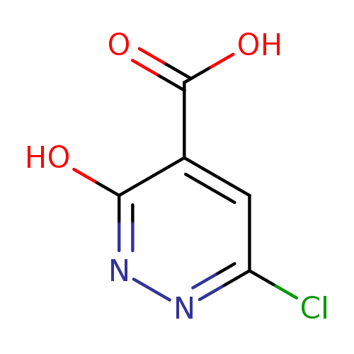 Clc1nnc(c(c1)C(=O)O)O