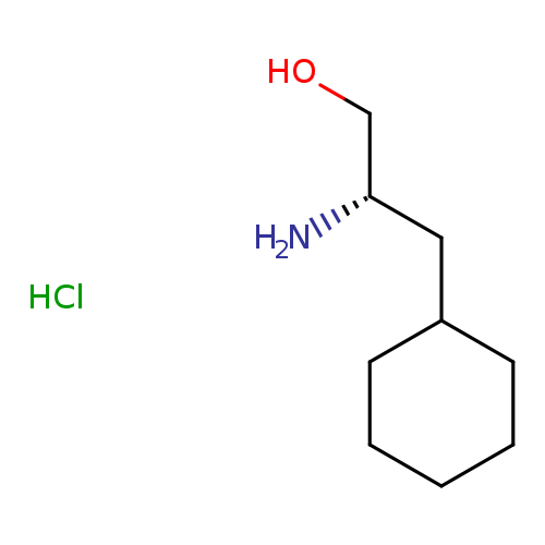 OC[C@H](CC1CCCCC1)N.Cl