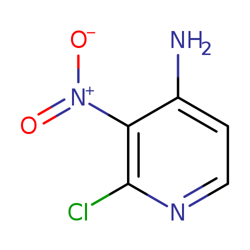 O=N(=O)c1c(N)ccnc1Cl