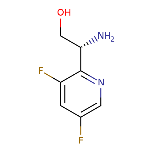 OC[C@@H](c1ncc(cc1F)F)N