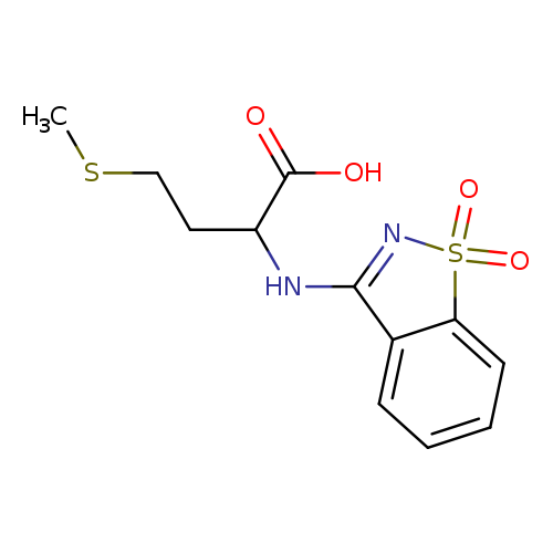 CSCCC(C(=O)O)NC1=NS(=O)(=O)c2c1cccc2