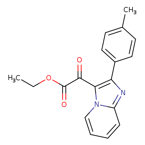 CCOC(=O)C(=O)c1c(nc2n1cccc2)c1ccc(cc1)C