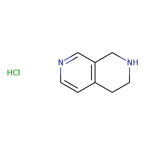 N1CCc2c(C1)cncc2.Cl