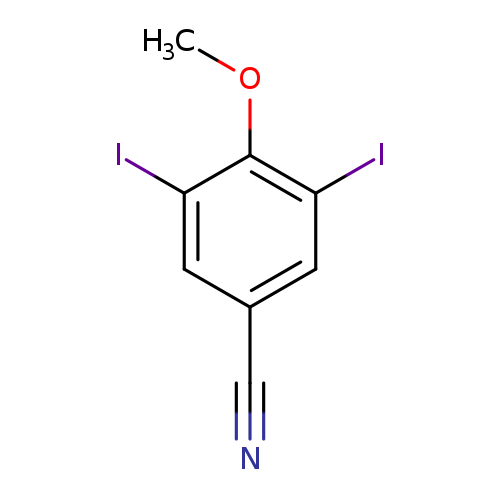 COc1c(I)cc(cc1I)C#N