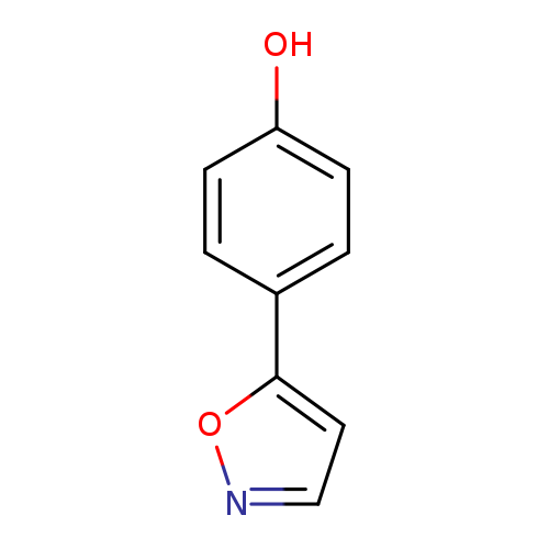 Oc1ccc(cc1)c1ccno1