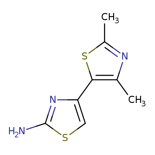 Cc1nc(c(s1)c1csc(n1)N)C