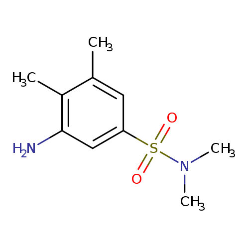 Cc1cc(cc(c1C)N)S(=O)(=O)N(C)C