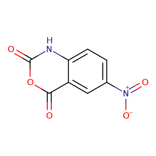 O=N(=O)c1ccc2c(c1)c(=O)oc(=O)[nH]2