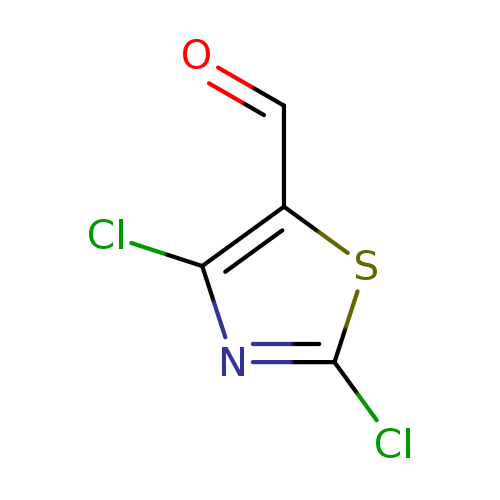 O=Cc1sc(nc1Cl)Cl