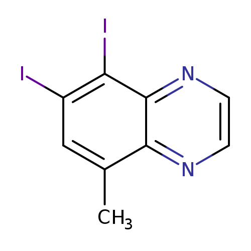 Ic1cc(C)c2c(c1I)nccn2
