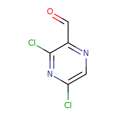 Clc1nc(Cl)cnc1C=O