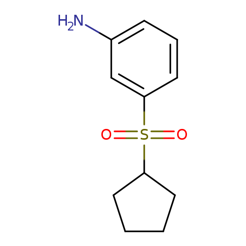 Nc1cccc(c1)S(=O)(=O)C1CCCC1
