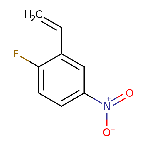 C=Cc1cc(ccc1F)[N+](=O)[O-]