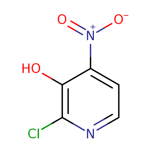 [O-][N+](=O)c1ccnc(c1O)Cl