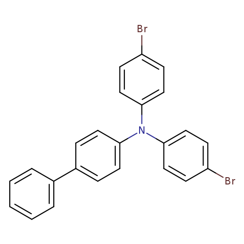 Brc1ccc(cc1)N(c1ccc(cc1)Br)c1ccc(cc1)c1ccccc1