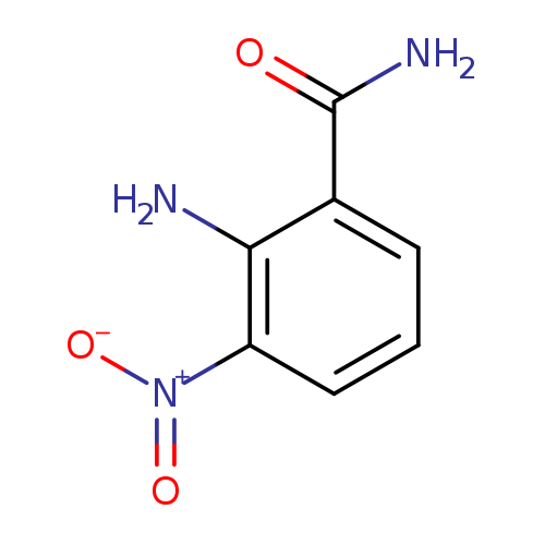 NC(=O)c1cccc(c1N)[N+](=O)[O-]