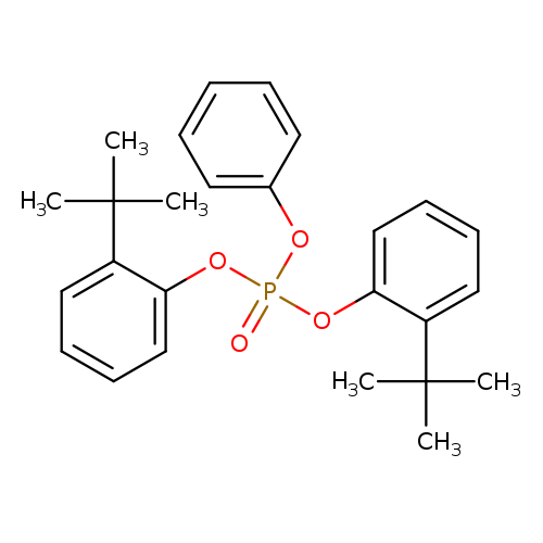 O=P(Oc1ccccc1C(C)(C)C)(Oc1ccccc1C(C)(C)C)Oc1ccccc1