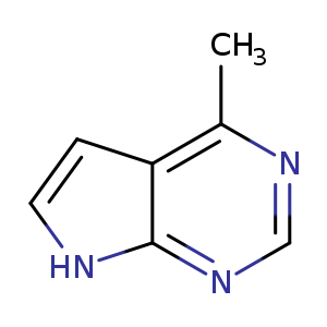 Cc1ncnc2c1cc[nH]2