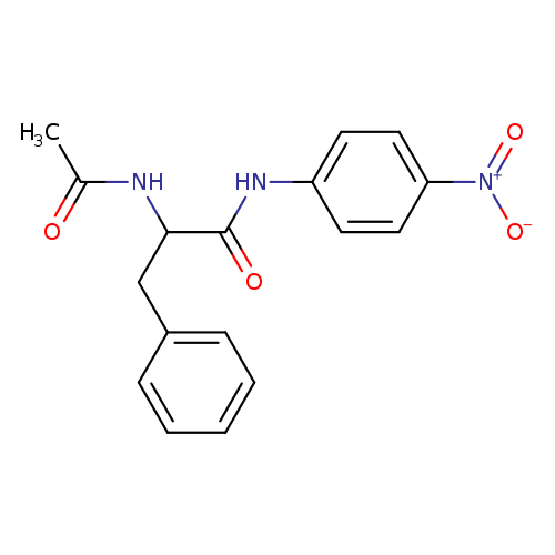 O=C(C(Cc1ccccc1)NC(=O)C)Nc1ccc(cc1)[N+](=O)[O-]