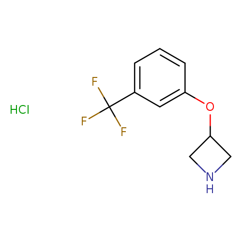 FC(c1cccc(c1)OC1CNC1)(F)F.Cl