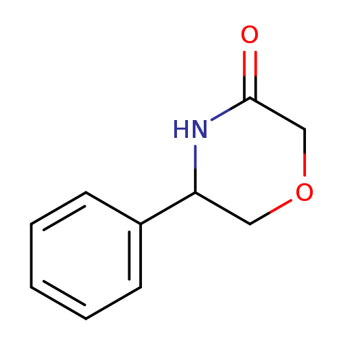 O=C1COCC(N1)c1ccccc1