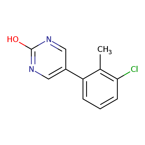Oc1ncc(cn1)c1cccc(c1C)Cl