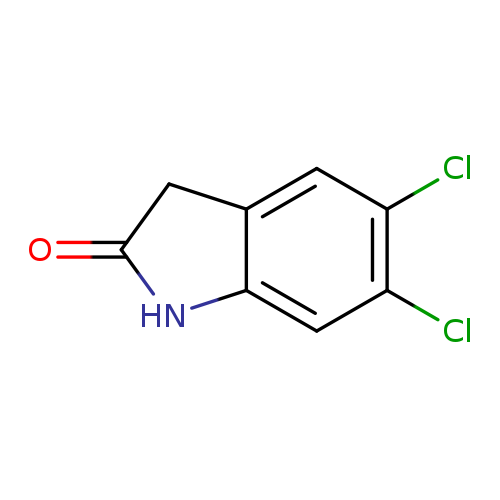 O=C1Nc2c(C1)cc(c(c2)Cl)Cl