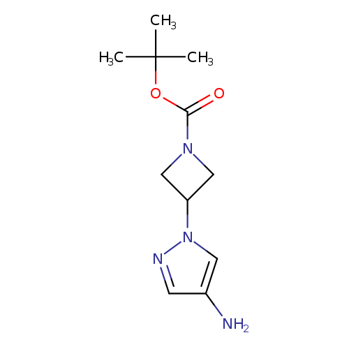 O=C(N1CC(C1)n1ncc(c1)N)OC(C)(C)C