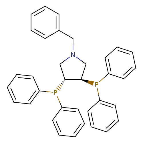 c1ccc(cc1)CN1C[C@H]([C@@H](C1)P(c1ccccc1)c1ccccc1)P(c1ccccc1)c1ccccc1