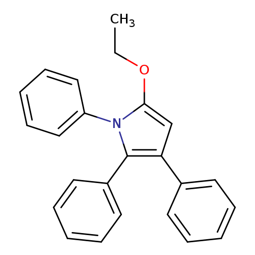 CCOc1cc(c(n1c1ccccc1)c1ccccc1)c1ccccc1