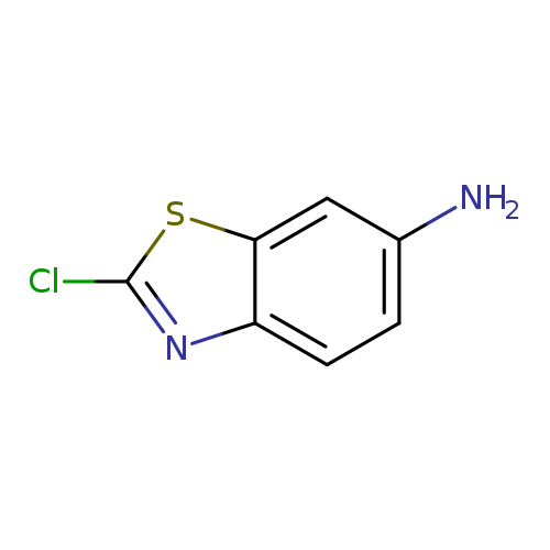 Nc1ccc2c(c1)sc(n2)Cl